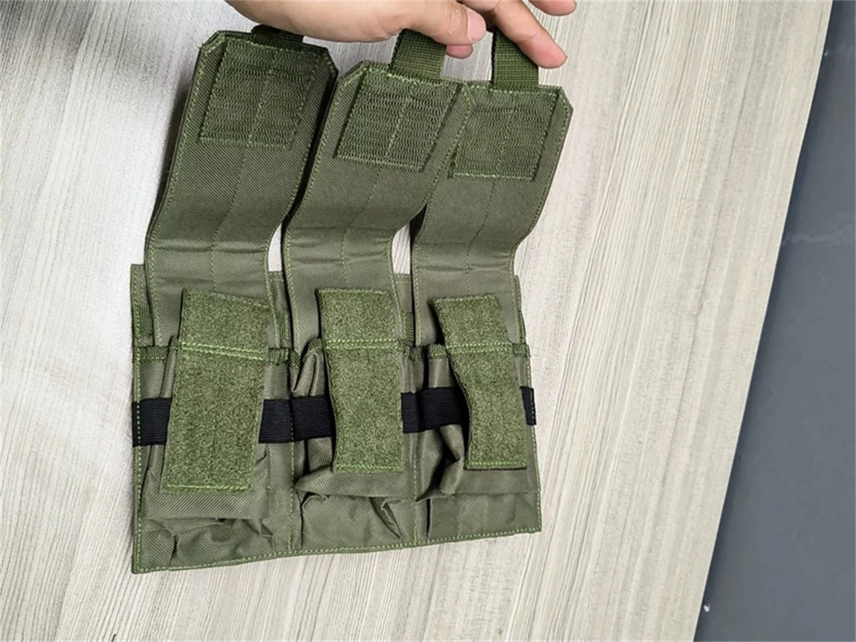 Riñonera multifuncional con triple bolsa para revistas rusa táctica al aire libre