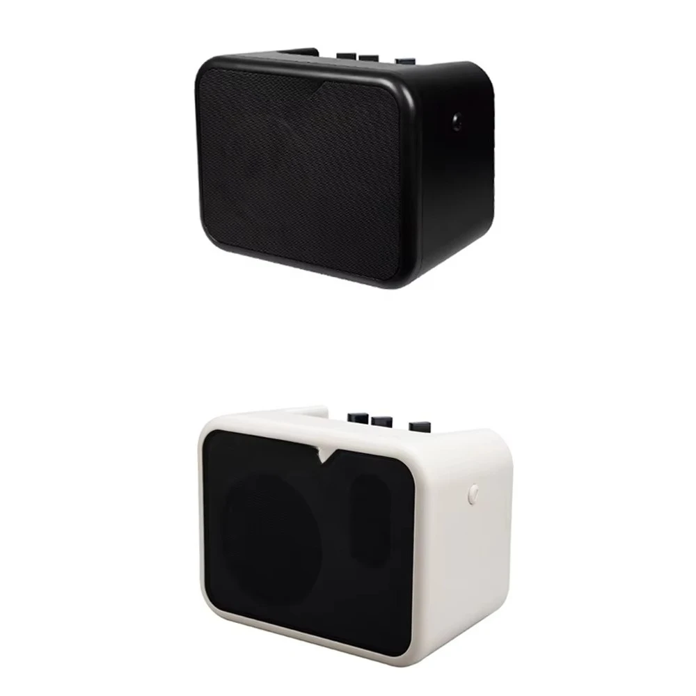 MA-10 Mini Guitar Bass Amplifier 10W Electric Guitar Speaker Gain/Tone Controls Headphone Output AUX Input EU Plug 1.3kg