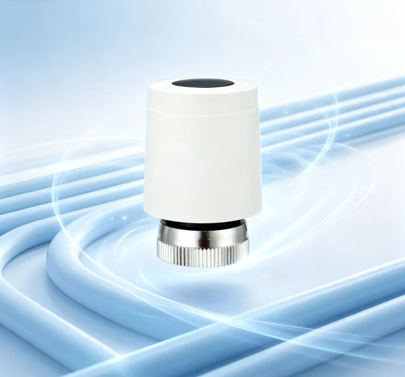 Smart Electric Actuator For Underfloor Heating Manifold 2W Silent Normally Open Valve Control Easily Install