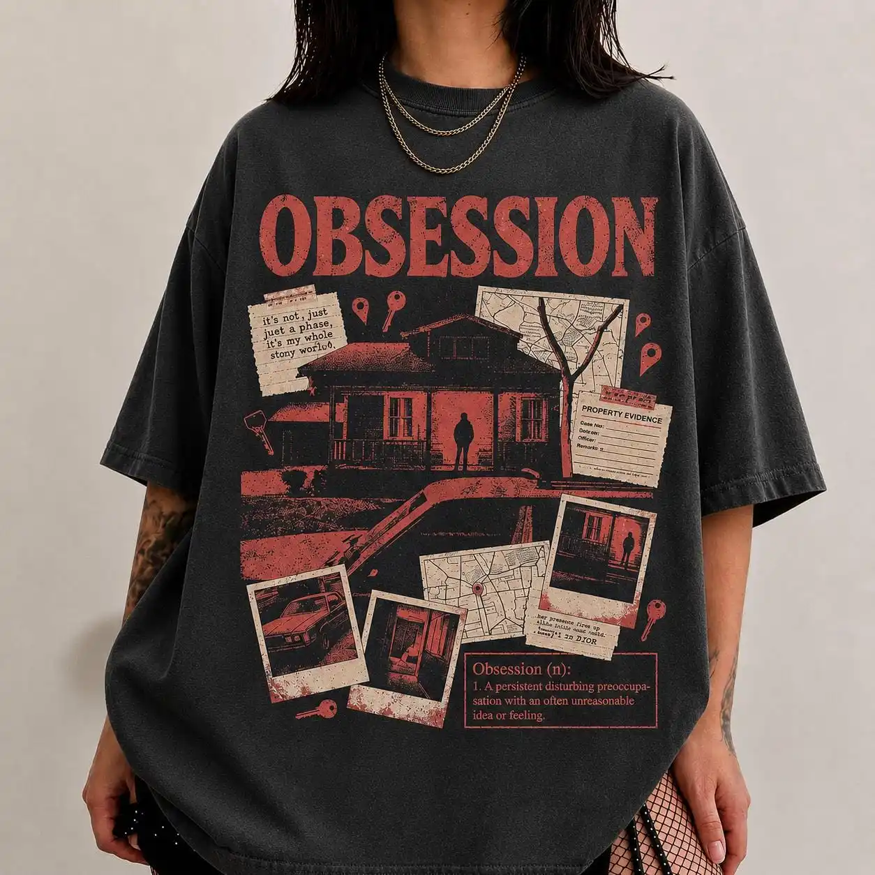 Vintage Obsession Movie T-Shirt, Frowning Nikki Graphic Tee, Gothic Horror Tee, Obsession 2026 Graphic Shirt, Halloween Gift