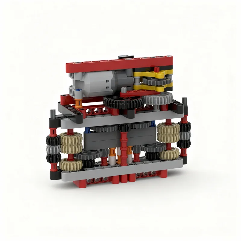 

NEW 548PCS MOC Technology Rigid Slewing Ring 1 Drive Model DIY Creative Assembly Building Blocks Display Birthday Gift Home Set