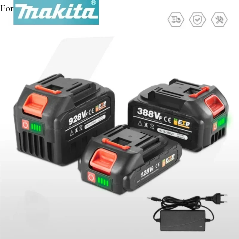 

18-21V Rechargeable 928vf 388vf 128vf Plus Lithium Ion Battery for Makita 21V 18V Power Tool Replacement Battery