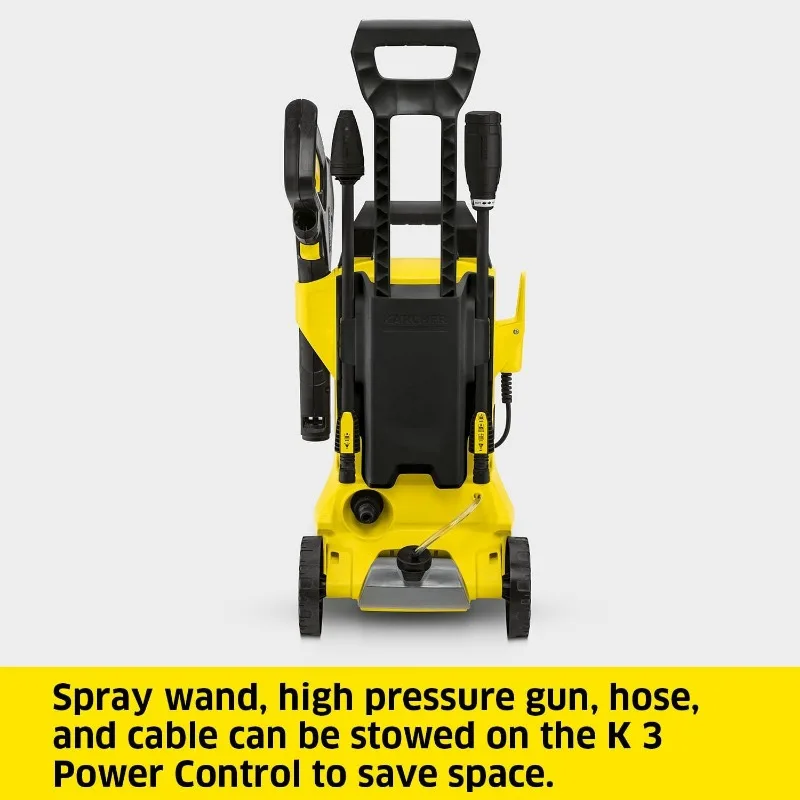 Kärcher K 3 Power Control, Operates at 1800 PSI - 2100 Max PSI, Electric Power Pressure Washer with Spray Wands - 1.45 GPM images - 6