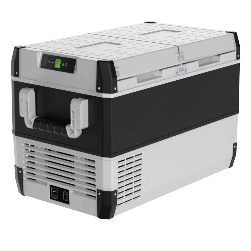 冷凍庫 75L 12v ビッグカート冷蔵庫ヨット冷蔵庫デュアルゾーンポータブル旅行キャンプ冷凍庫