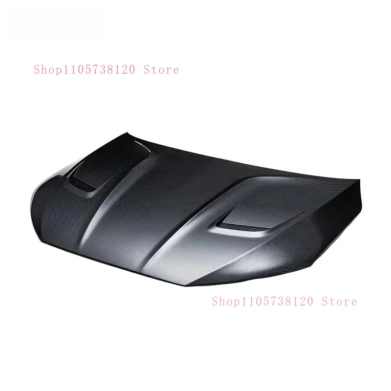 High Quality Dry Carbon Fiber Front Engine Hood Hatchback Sedan - Gloss Easy Installation Exterior Body Kit P