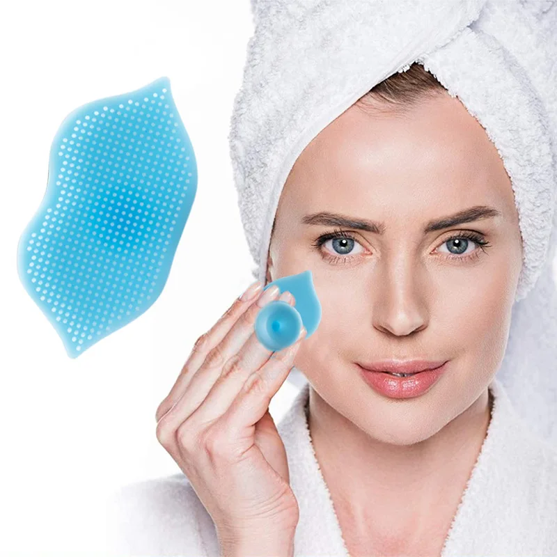 Brosse exfoliante en Silicone souple, nettoyant manuel pour le corps, soins du corps, douche, Massage doux, brosse de bain pour le visage