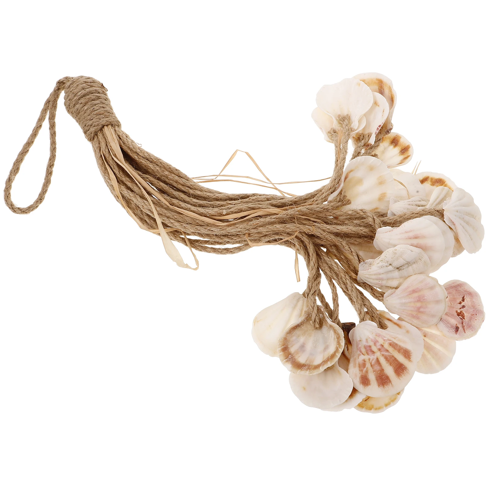 

30pcs Seashell Fish Decor Hanging Ornament Home Nautical Rope String Rope Hanging String Pendant Christmas Tree