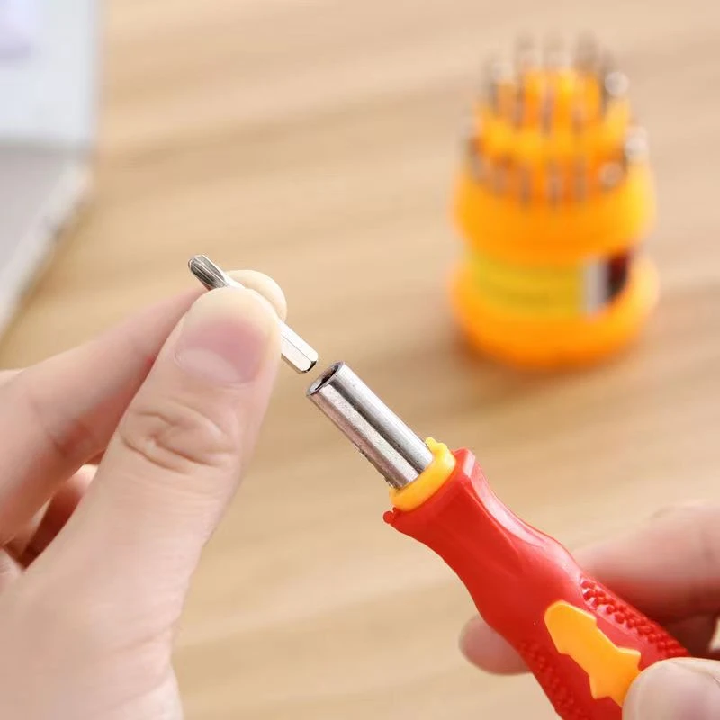 31 In 1 Multifunctional Household Screwdriver Set Combination Portable Manual Repair Tool For Phone IPad Camera Watch