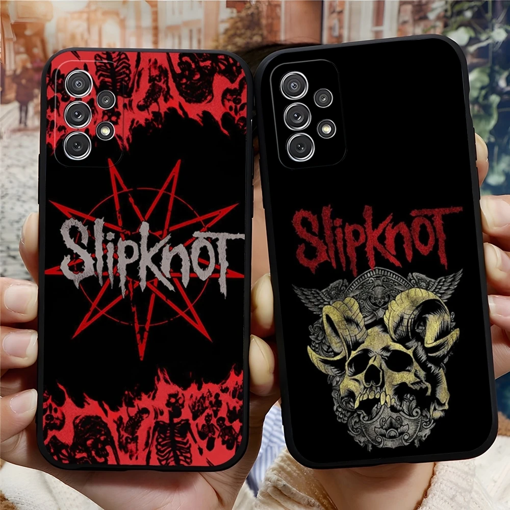 S-Slipknot Popular Band Phone Case for Samsung Galaxy S24 S23 S22 S25 S21 A16 Ultra Fe Plus M54 A34 A54 A24 A52 A53 Coque