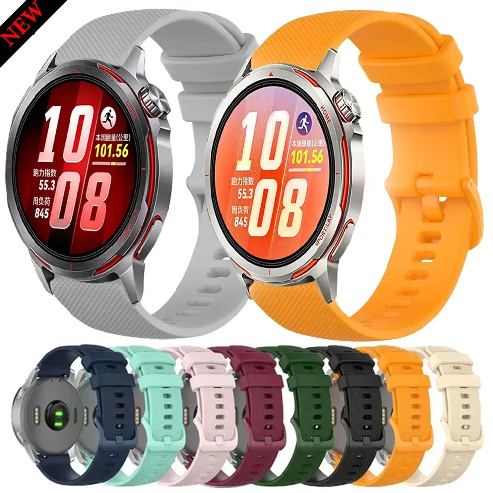 20/22mm Silicone strap For Huawei Watch GT Runner 2/Ultimate 2/GT7 Replacement Band For Amazfit Active 3/2/Max Accessories Belt
