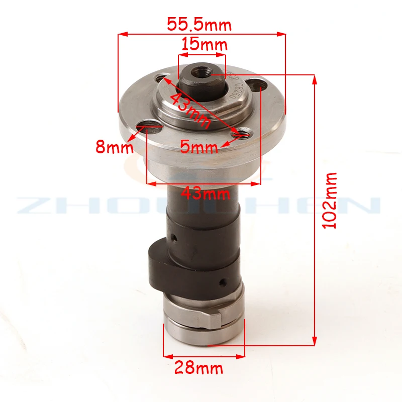 Off-Road Motocross zębatka wałek rozrządu pasuje do ZongShen Loncin CB250 chłodzenie wodne rezerwa biegów silnik motor terenowy gokart Buggy