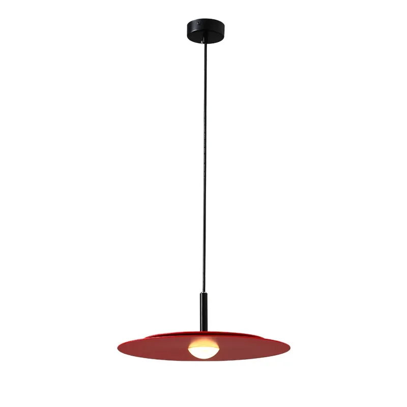 

Nordic modern designer Italian minimalist restaurant red bar LED bedroom bedside