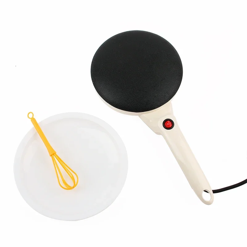 Mini Automatic Electric Crepe Maker Spring Cake Pie Cooker Non-stick Pizza Griddle Pancake Pan Pot Baking Grill Cooking Plate EU