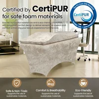 Surmatelas et tapis pour table de cils, matelas de salon de beauté, surmatelas incurvé en mousse pour lit de spa et de beauté 6