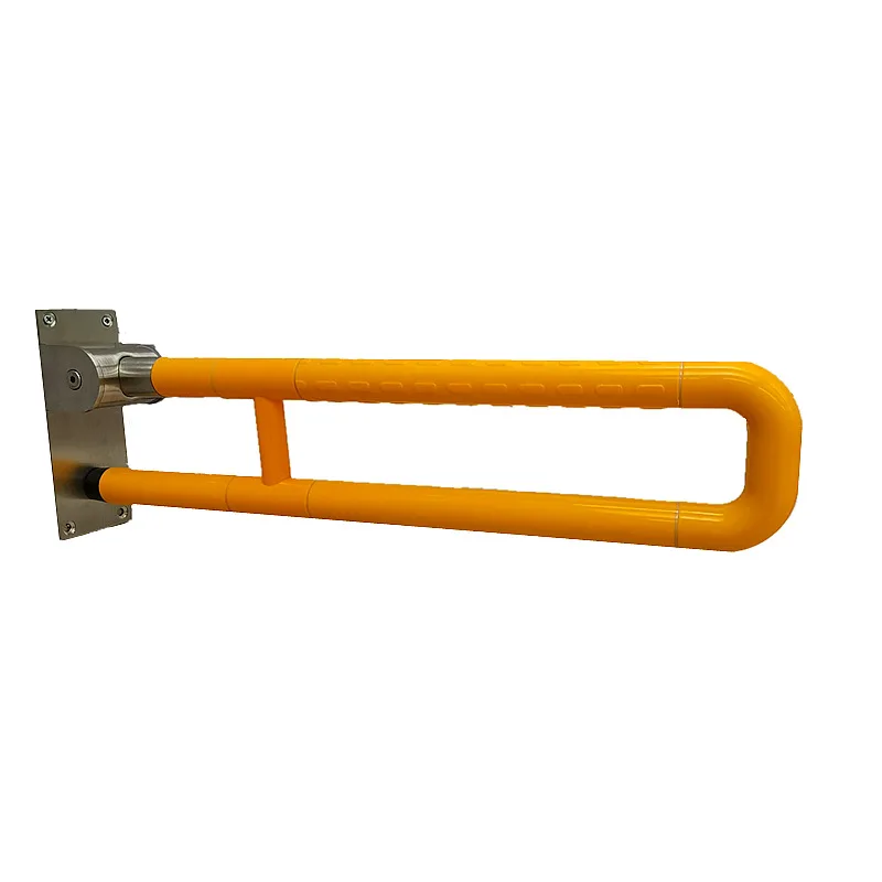 Folding stainless steel bathroom handrails, barrier-free toilet safety handrails for the elderly and disabled