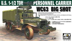 AFV Club AF35S18 1/35 WWII US WC63 BIG SHOT 1.5 Ton Personnel Carrier