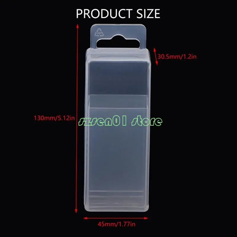 G32A Extendable Clear Plastic Drill Bit Tool Storage Box for Professional Technicians