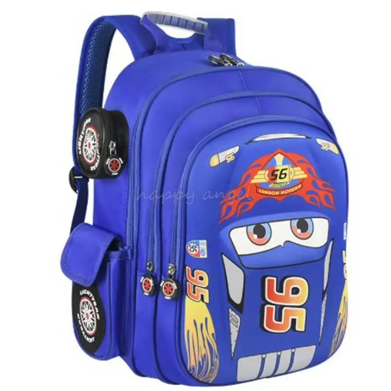 Disney 95 Cars Schoolbag Cute McQueen School Backpack Girls Boys Waterproof Bagpack Primary School Book Bags Mochila Infantil