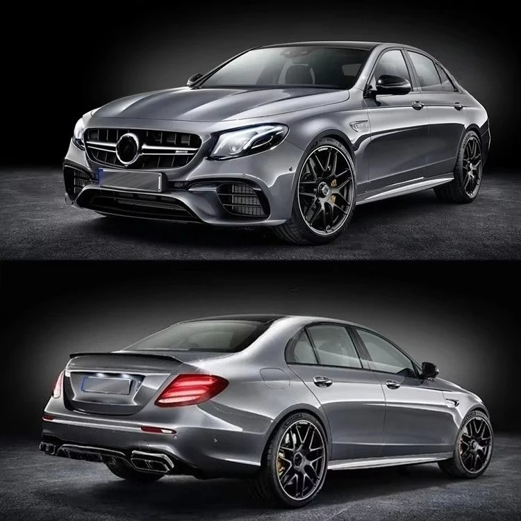 

MB E Class Sedan W213 E63 PP Material Car Bumper Body Kit With Grille 17 up