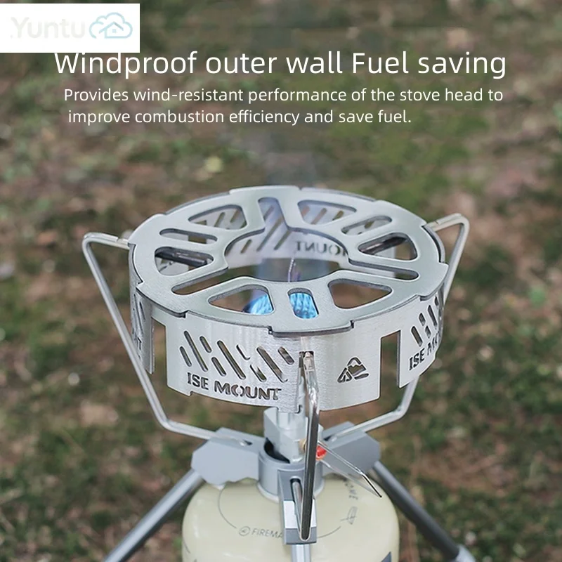 Camping Stove Windshield, Mini Gas Stove Windproof, Portable Gas Furnace Windproof Stand Cooker Stove Windproof