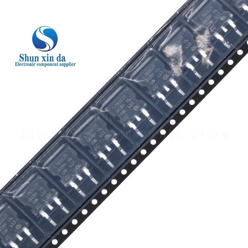 10PCS L7805CD2T-TR L7805CD2T L7805C2T 7805 SMD TO263 L7805 7808 7809 7812 7815 7905 7912 7915 CD2T Positive voltage regulator IC