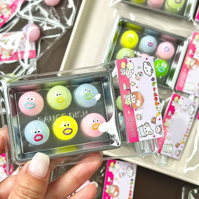 Juguete curativo Kawaii Macron Mini Mochi para apretar, bonito colgante para decoración de habitación, adornos de regalo de cumpleaños y Navidad para niñas y niños