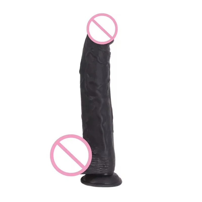 33CM Giant Realistic Dildo Huge Thick Dildos with Suction Cup Skin Feeling Vagina Anal Masturbation Adults Sex Toy for Women Men