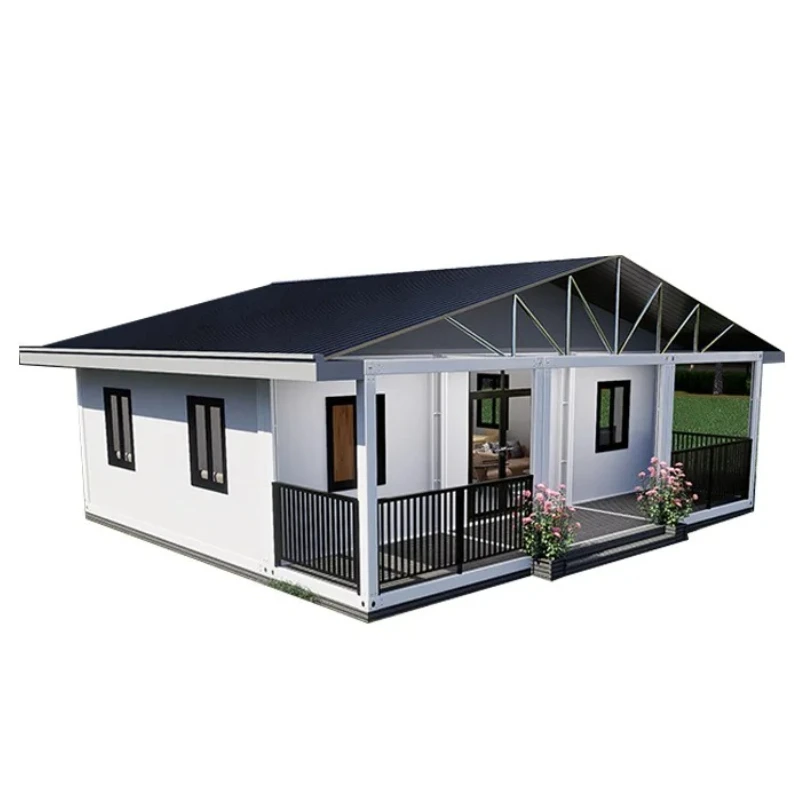 غلاف وحدات قابل للتطوير بيوت حاويات ذات إطار فولاذي بطول 20 قدمًا/40 قدمًا، وتخطيطات قابلة للتخصيص ومنازل جاهزة للنشر السريع. #1