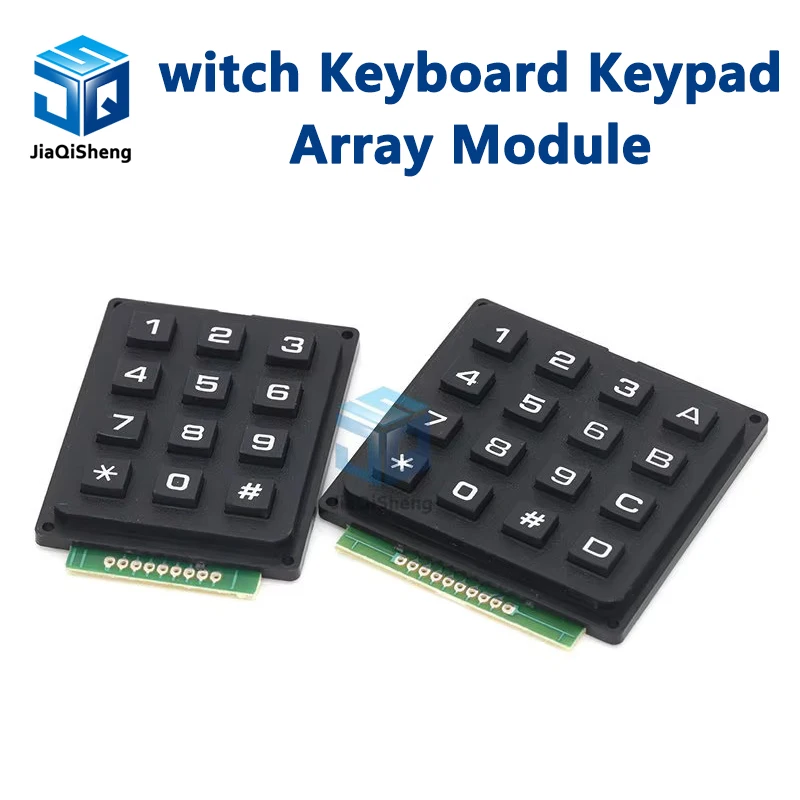 12 16 Key  4*4 4*3 Membrane Switch Keypad 4 x 4 4 x 3  Matrix Array Matrix keyboard membrane switch keypad for arduino