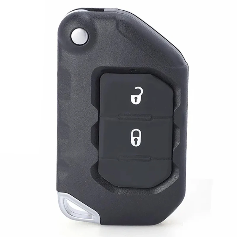 

OHT1130261 Keyless Flip Remote Key Fob 433MHz 7939M HITAG AES 4A Chip For 2018 2019 2020 2021 Jeep Gladiator Wrangler 68416784AA