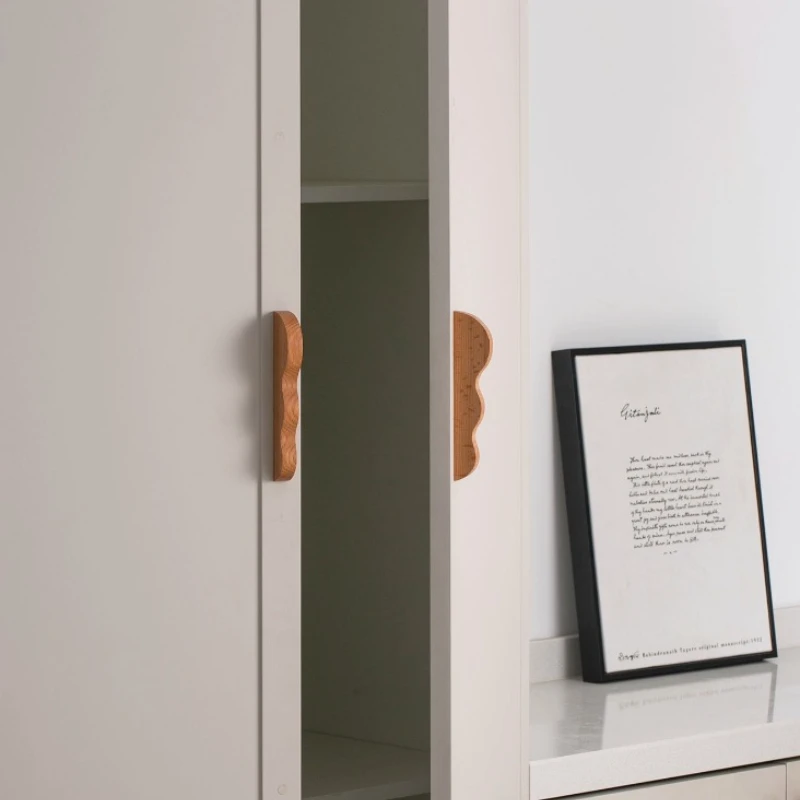 Holzgriffe Natürliche Küchenmöbel Holzgriff Massivholzgriffe für Schränke und Schubladen Kleiderschrank Kommode Garderobe Griffe – Detail 5
