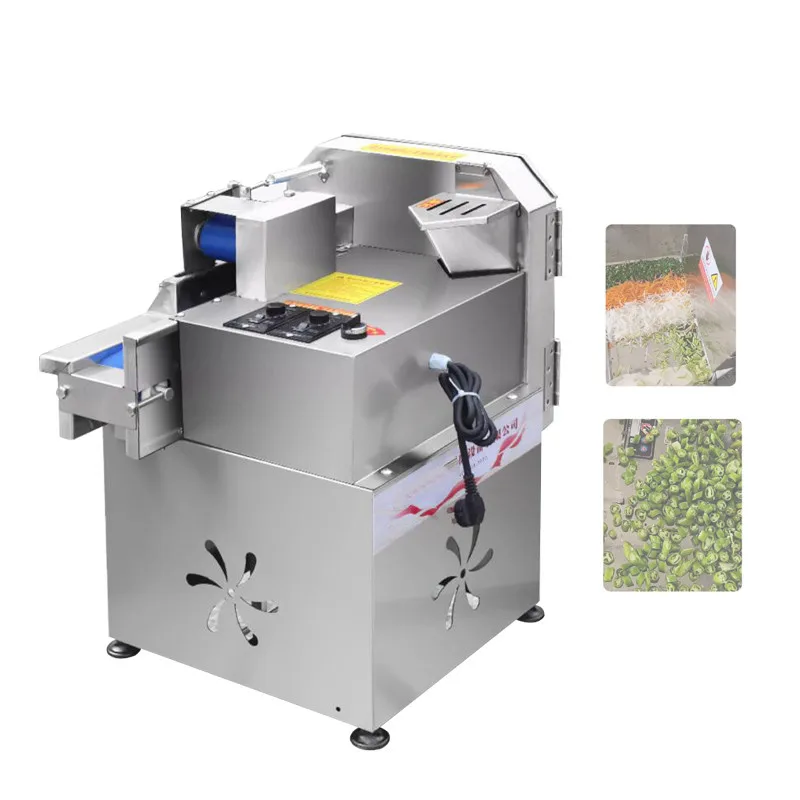 Automatic Vegetable Cutting Machine For Scallions Chives Eggplants Radish Segments Slices Shredding  Cut Into Segments Machine