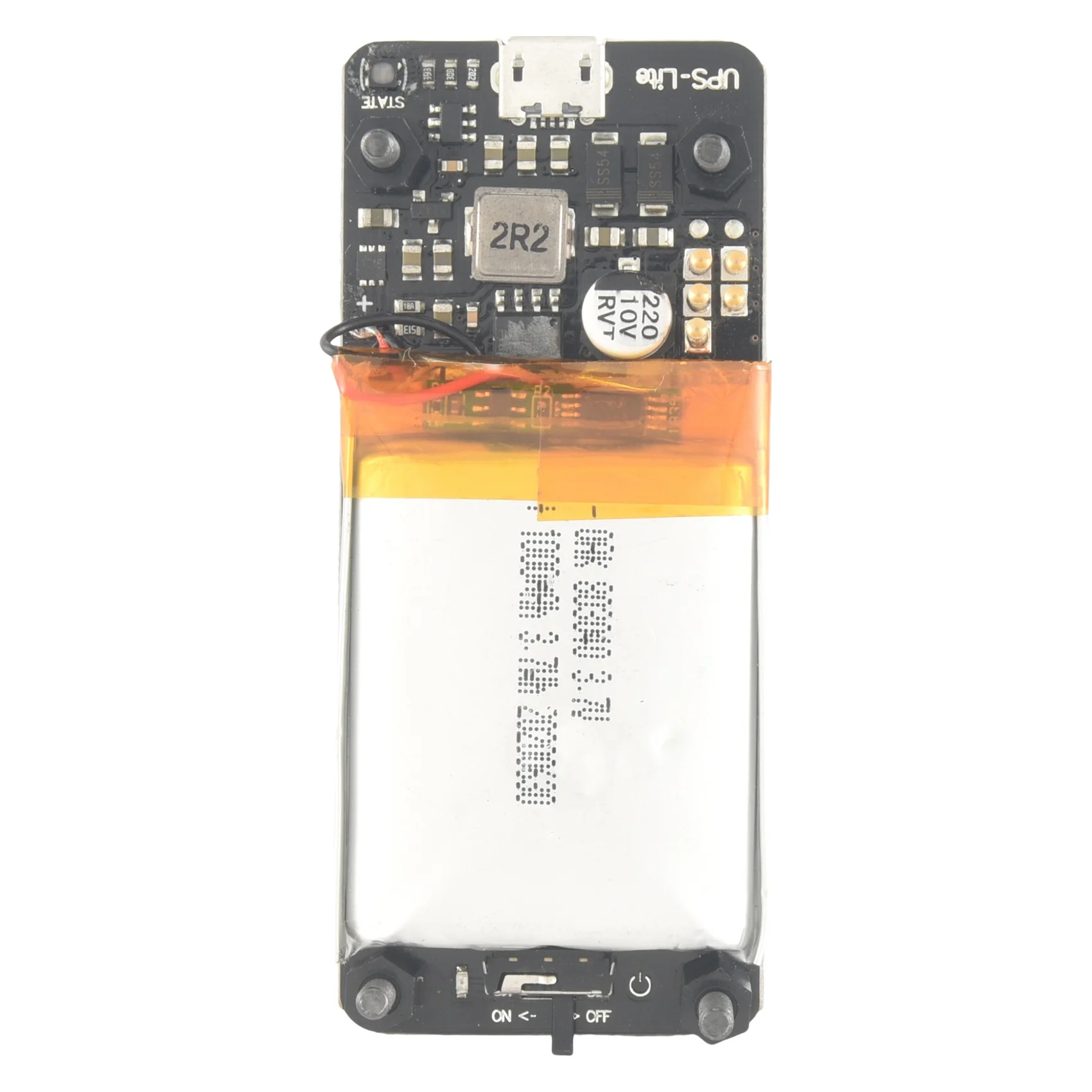 UPS Lite V1.2 UPS Power HAT Board com Bateria, Detecção de Eletricidade para Raspberry Pi Zero W, Novo