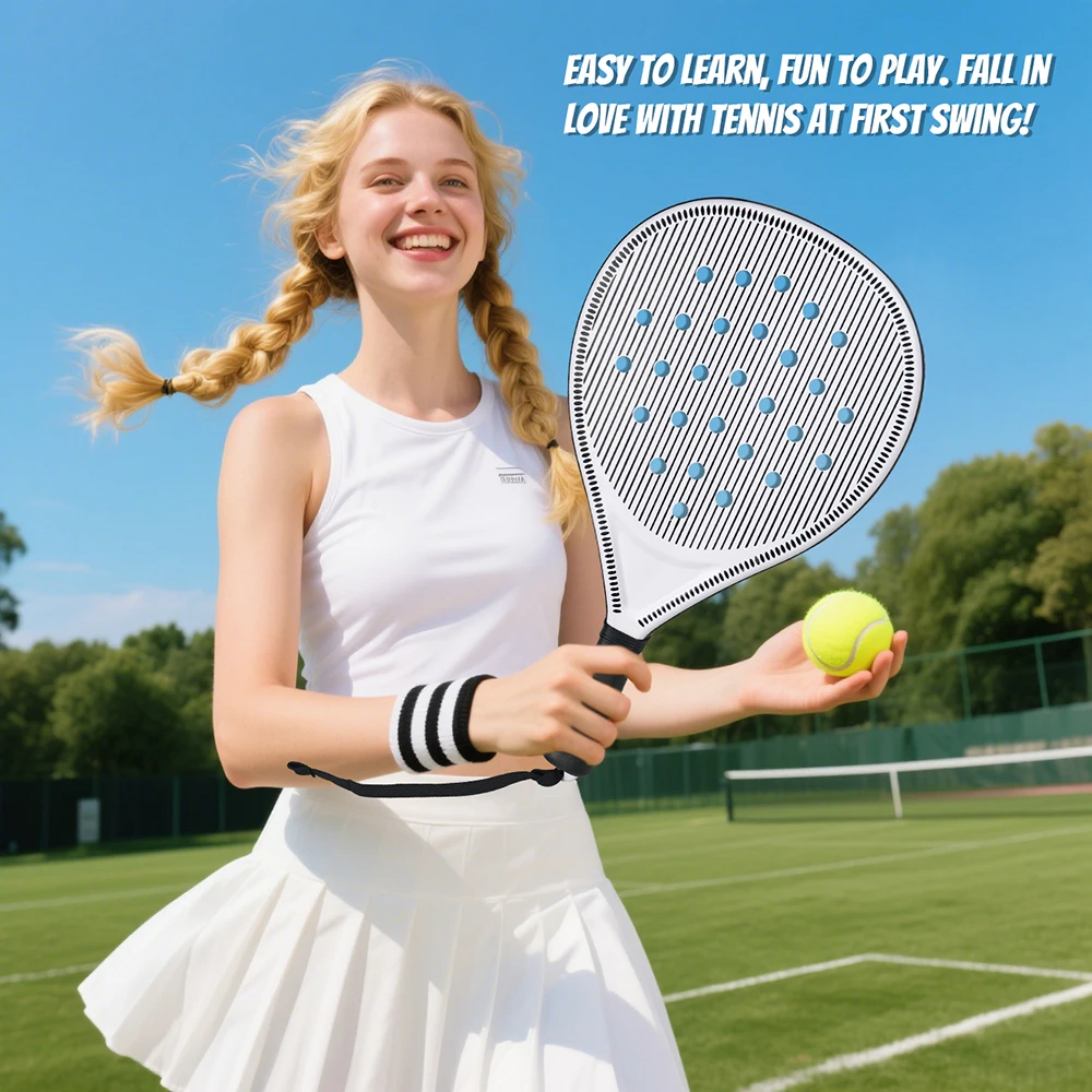 High Quality Racket Paddle Set for Indoor and Outdoor Sports, Lightweight EVA Softcore Paddle Racket for Adults and Kids