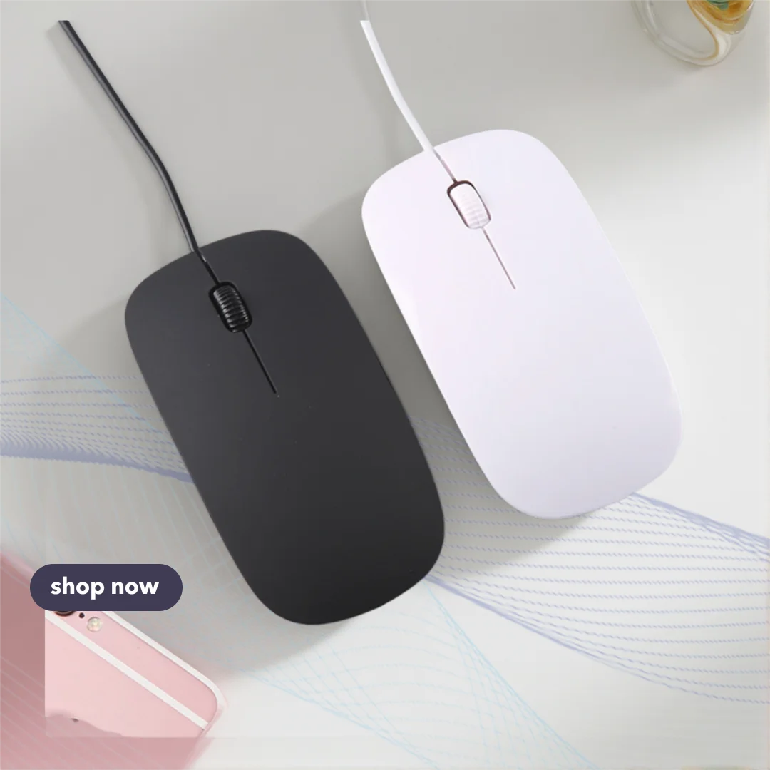 Neutral Wired Mouse 2.4Ghz with USB Gaming Mouse Ergonomic Mice 1200DPI Mouse For PC Laptop Business Computer Office Mouse 1.2m
