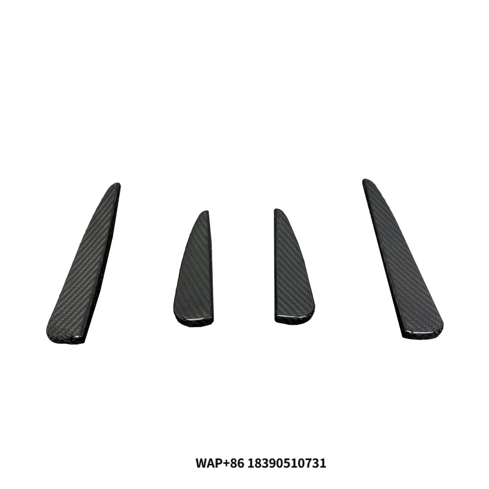 

Dry Carbon Front Bumper Canards Fins Lip Splitters For R8 2017-2024