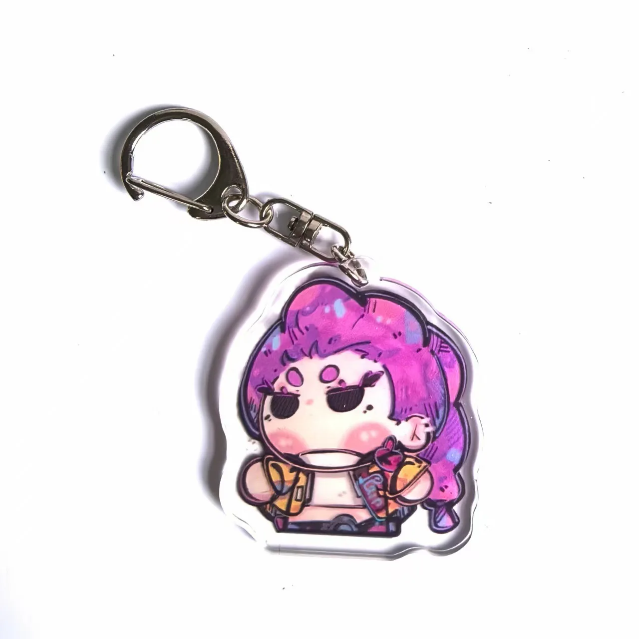 Kpop Demon Hunter Girl Group Keychain Acrylic Pendant Backpack Accessory Cute Decor High Value Small Gift for Fans Merchandise