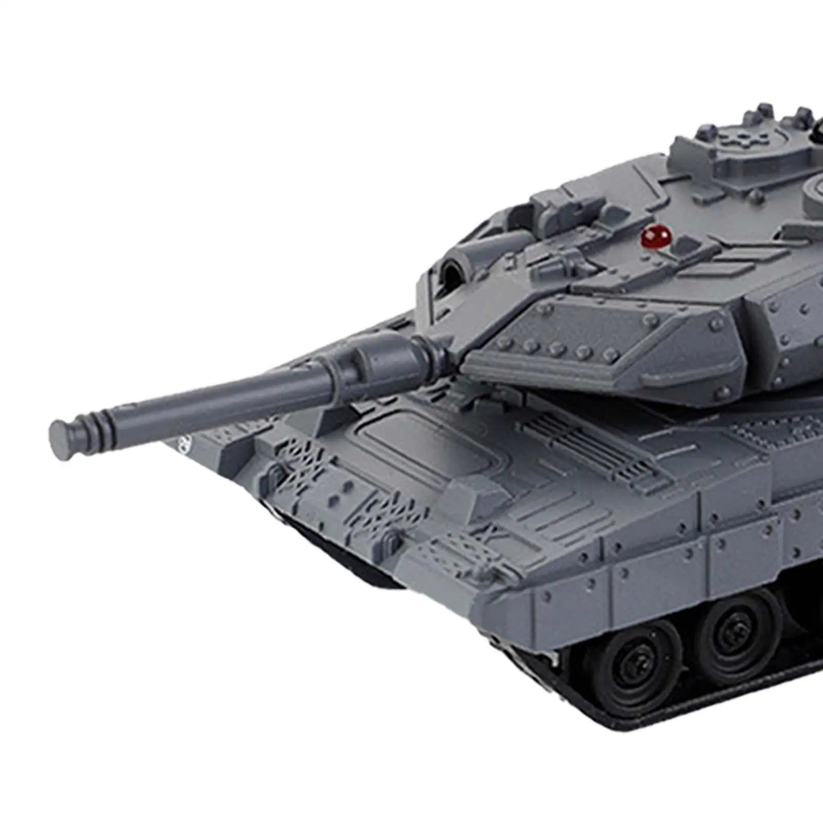 RC Battle Tank with Rotating Turret 1:64 Remote Control Tank Tank Model for Adults 3 4 5 6 7 8 Years Kids Children New Year Gift