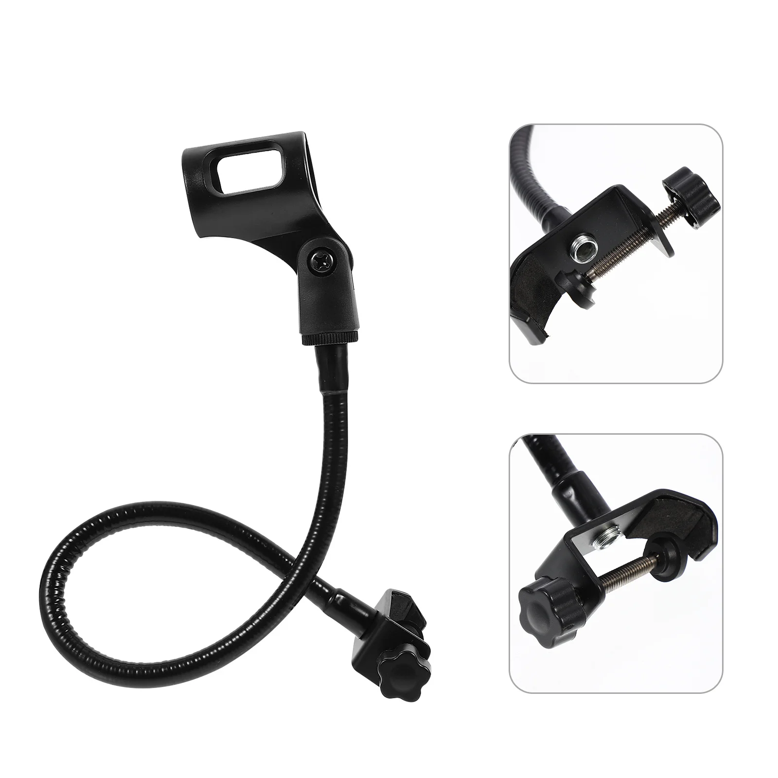 

1Pcs Adjustable Microphone Rack Stand Clip Mic Holder Suitable for Voice-Over Radio Broadcasting Studio Microphone Stand