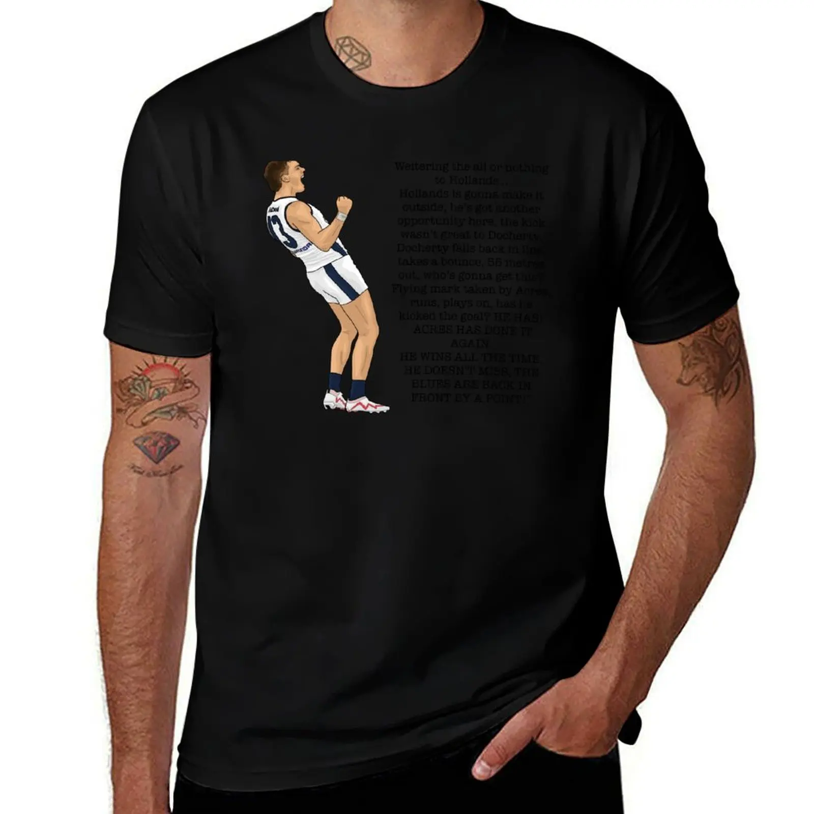 Blake Acres GOAL T-Shirt Active Wear Sports for Men T-Shirt