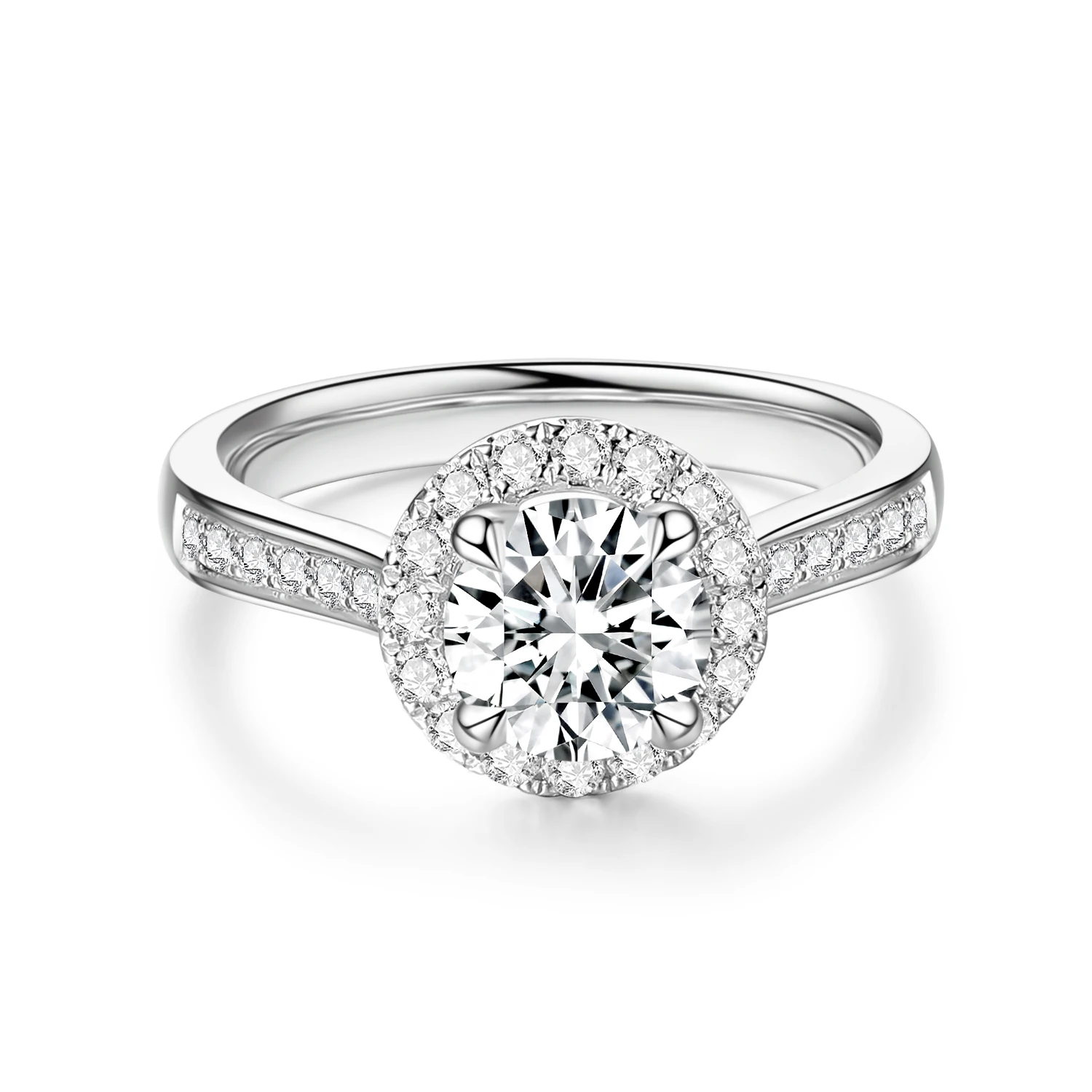 

NGCT/NGITCertificated Lab Grown Diamond Rings New Luxury Trendy 18K Gold Rings Engagement Wedding Rings for Women