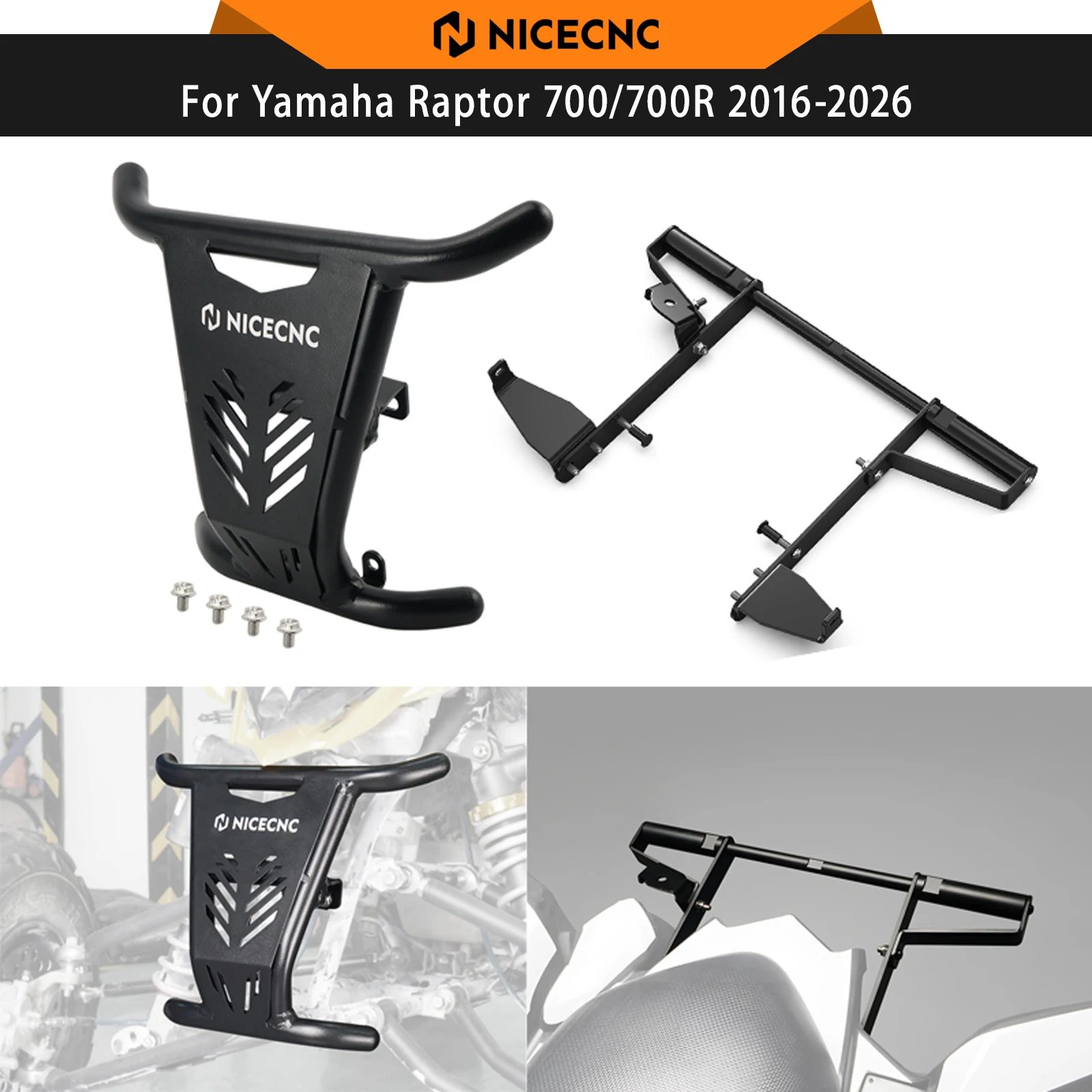nicecnc-for-yamaha-raptor-700-atv-grab-bar-installation-kit-front-bumper-for-yamaha-raptor-700-700r-2006-2026-accessories