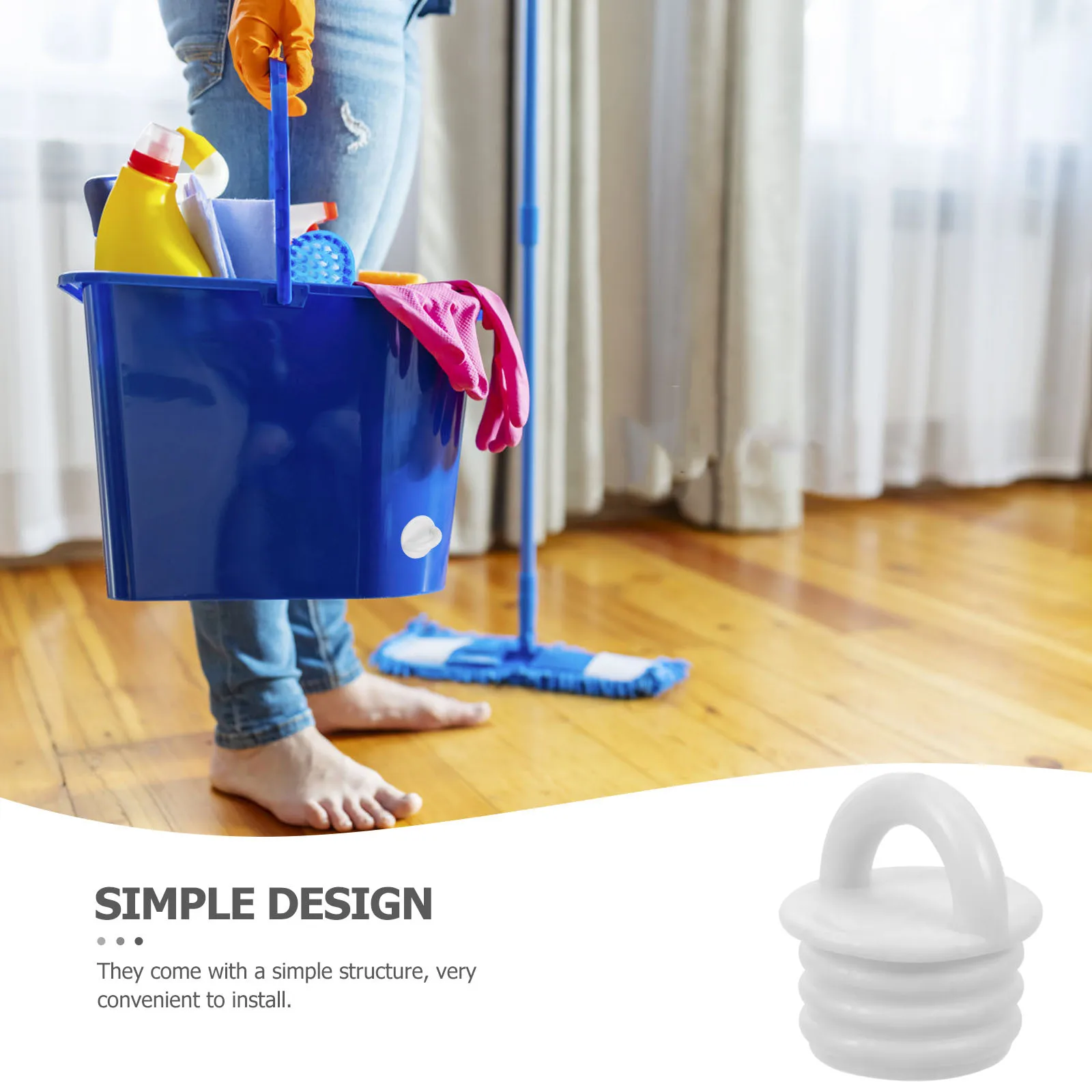 

3Pcs Rubber Stopper Mop Bucket Small Leakproof Outlet Stopper Sealing Plug Drainage Replacement Rubber Sealing Plug