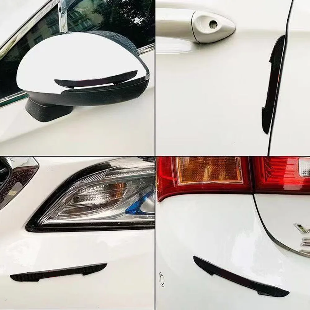 4/8pcs Universal Front Rear Bumper Corner Protector Guard Car Anti-collision Protection Decoration Strip Car Accessories