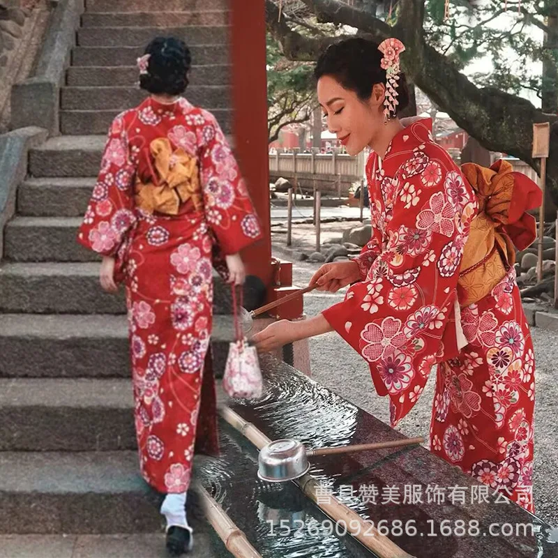 

2026 Japanese Kimono Women Formal Dress Traditional Japanese Yukata Photo Photography Dress Party Dress Cosplay Clothes