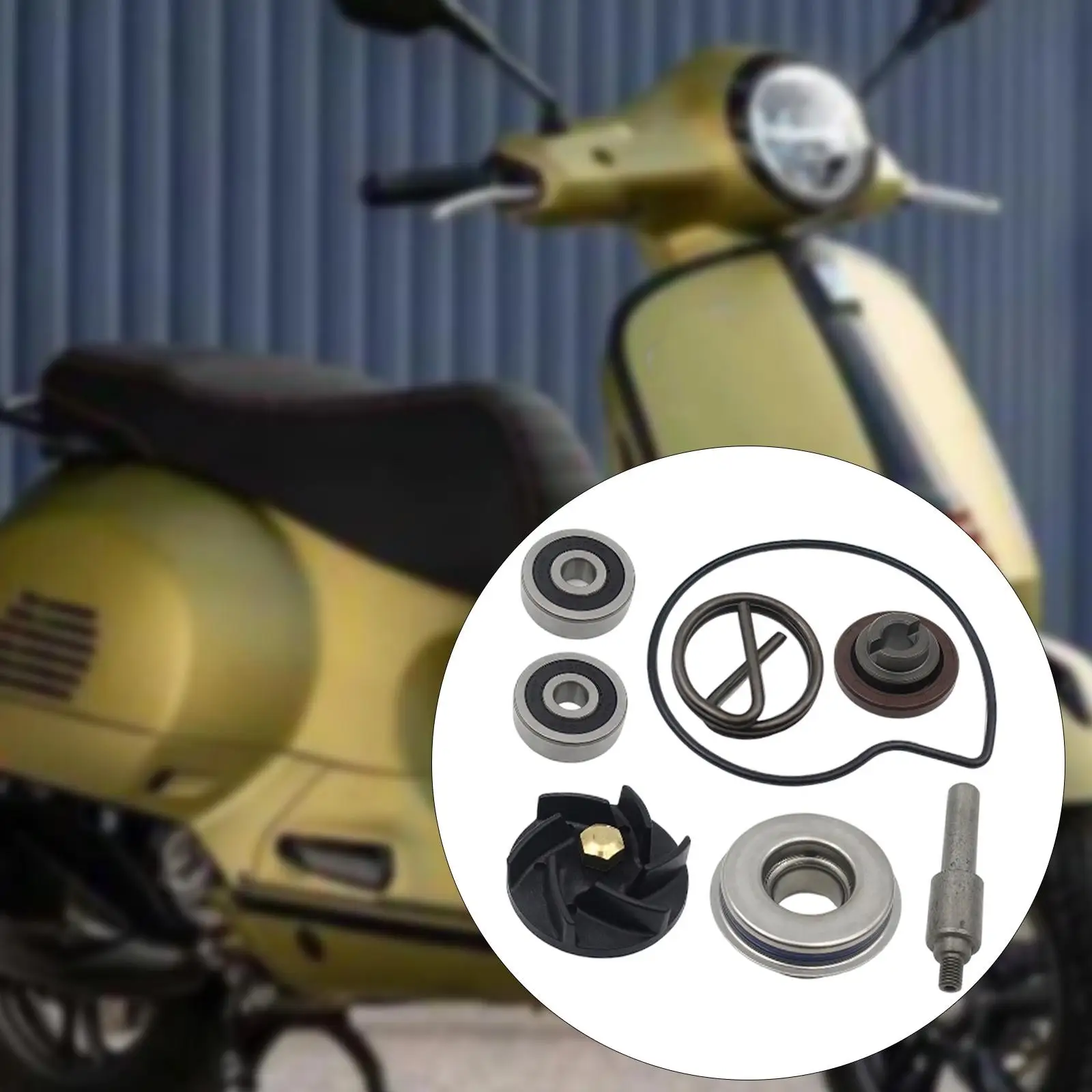 

Motorcycle Water Pump Repair Kit Easy to Use Ergonomic Professional Scooter Water Pump Replace for Derbi 250 GP 1 2006/2006