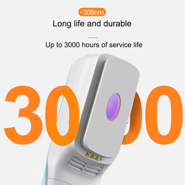 Kernel CN-308B Portable 308nm Excimer Laser psoriasis lamp 308nm LED Vitiligo Cure Treatment Device