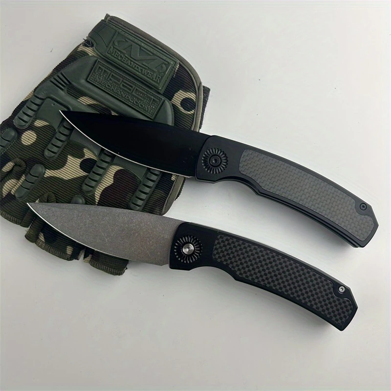 

TOP Selling Pocket Knife 154-CM Blade T6 Aluminum Carbon Fiber Handle Camping Outdoor Survival Adventure Multi-fuctional Tool