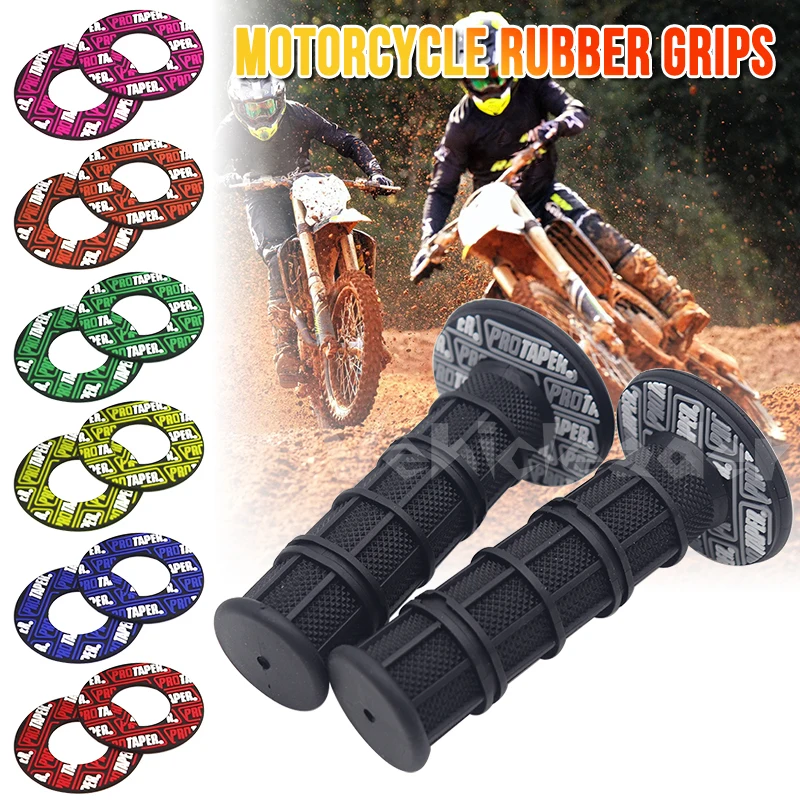 22/24mm Motorcycle Motorcycle Rubber Handlebar Grips Equipments Parts For SDG XR50 CRF70 PW 80 KLX110 SDG SSR YZF WRF KXF RMZ