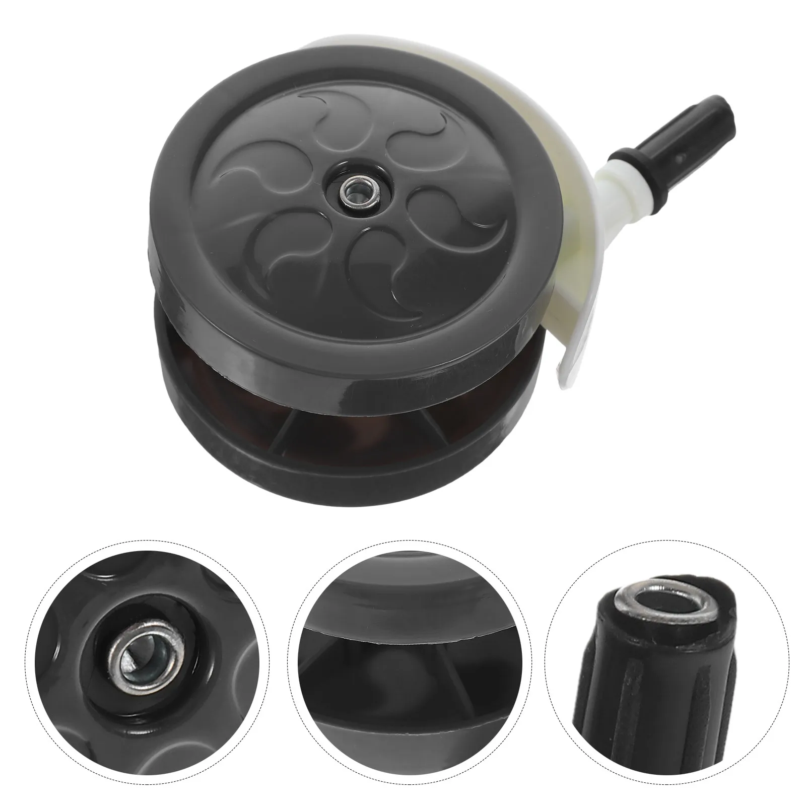 4Pcs Baby Stroller Wheel Replacement Universal Silent Caster Wheels for Walkers and Carriages Smooth Swivel Maneuverability